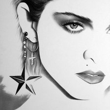 Схема вышивки «черно-белое»