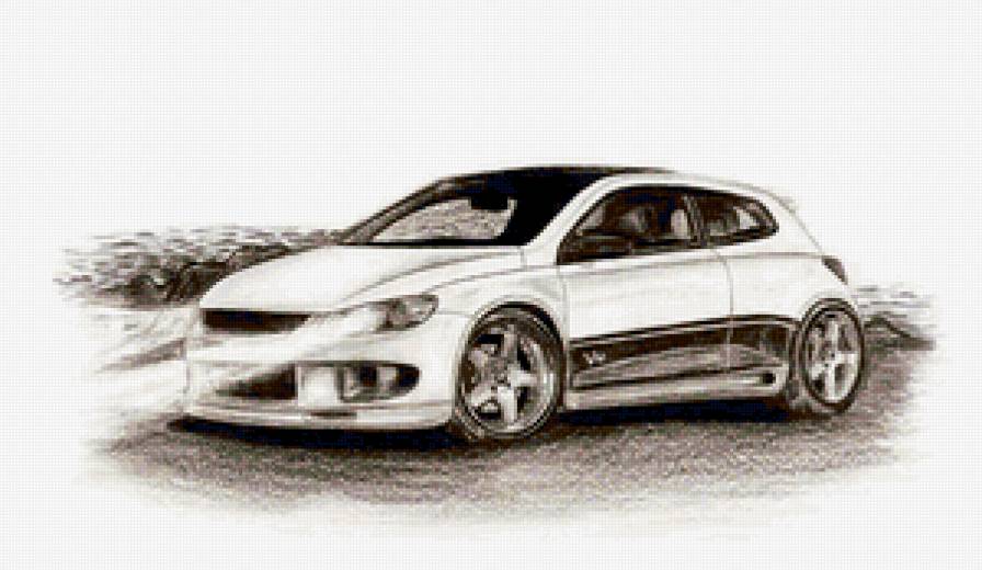 черно-белое - автомобиль, авто - предпросмотр