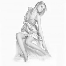 Схема вышивки «черно-белое»