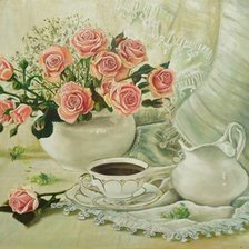 Схема вышивки «цветы»