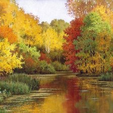 Схема вышивки «Краски осени»