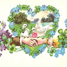 Схема вышивки «валентинка»