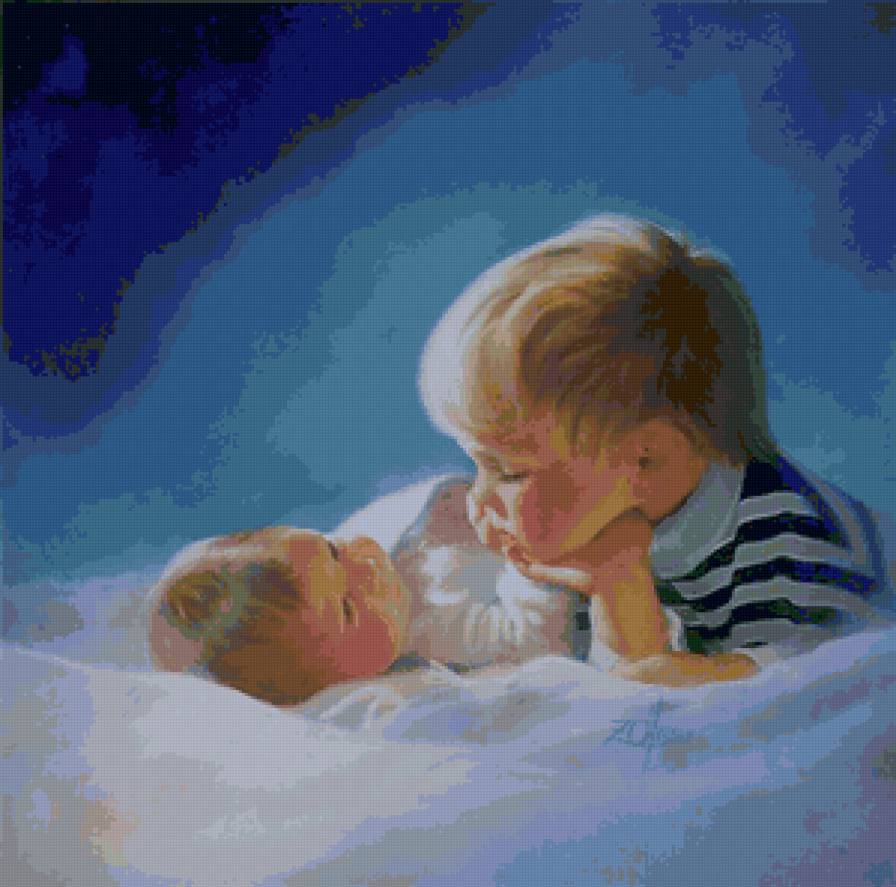 №74123 - пара, дети, ребенок - предпросмотр