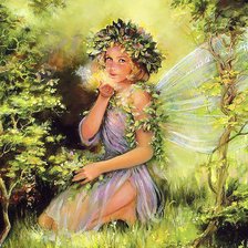 Схема вышивки «Фея»