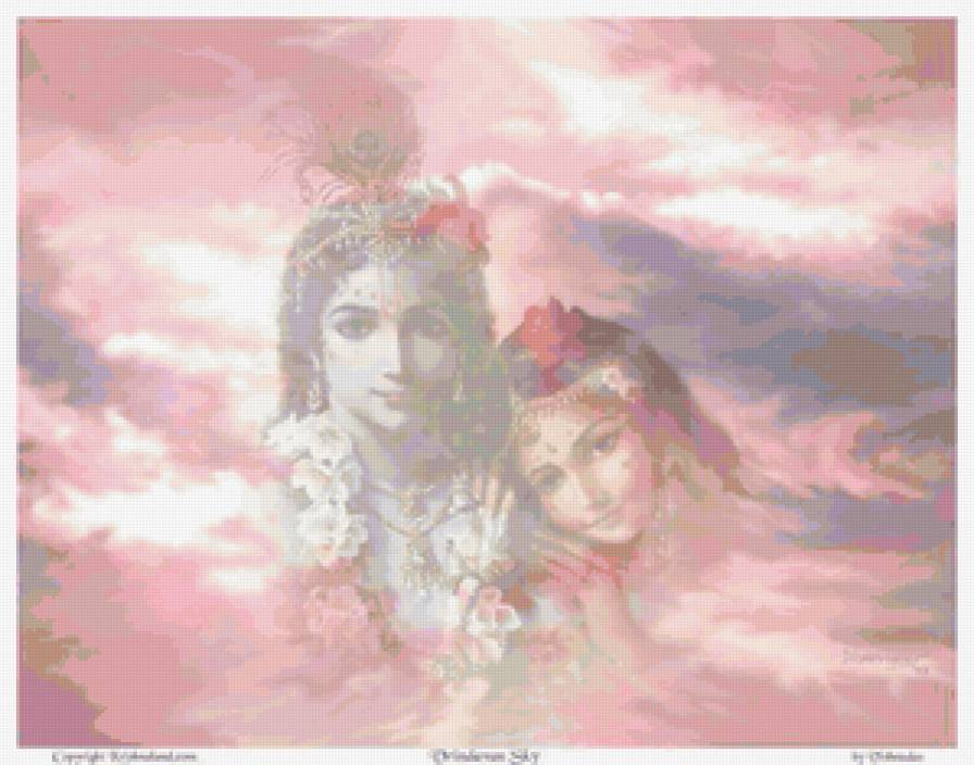 №74142 - религия, он и она, индийские божества, пара - предпросмотр