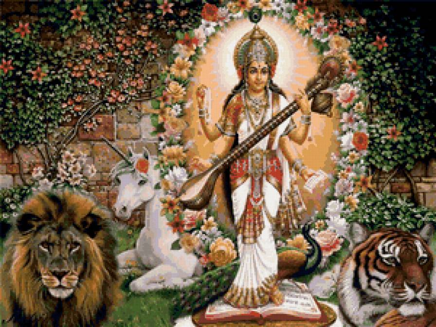 №74149 - индийские божества, животные, религия - предпросмотр