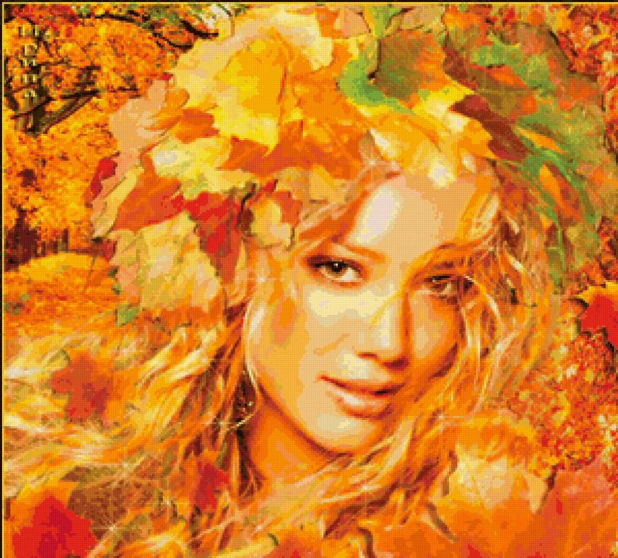 леди осень - женщина, образ - предпросмотр