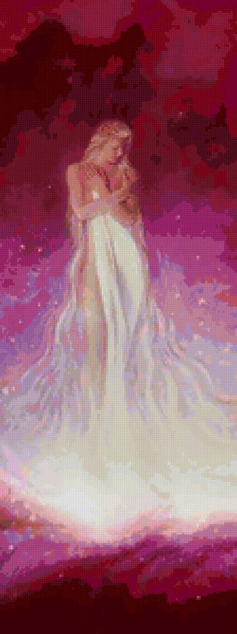 Красота женщины - фантазия, нежность, девушка, картина, красота женщины, живопись - предпросмотр