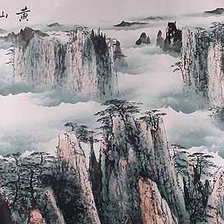 Схема вышивки «горный пейзаж»