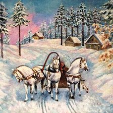 Схема вышивки «Дорогой длинною...»