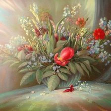 Схема вышивки «Букет»