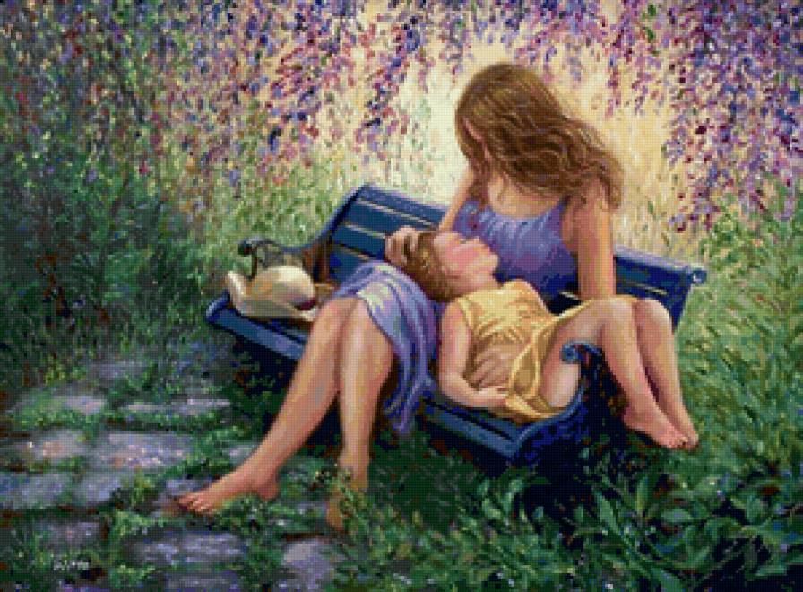 Настоящие чувства - мама, ребенок, любовь, семья, сон, нежность - предпросмотр