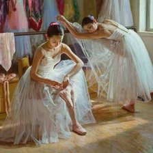 Схема вышивки «Балерины»