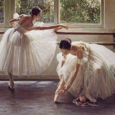 Схема вышивки «Балерины»