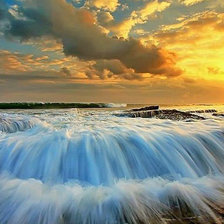 Схема вышивки «море»