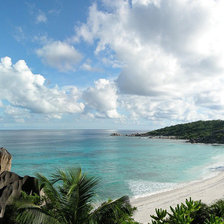 Схема вышивки «вид на рай»