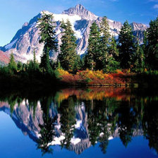 Схема вышивки «горы»