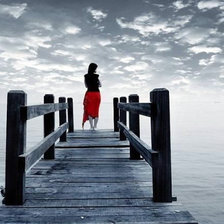 Схема вышивки «ожидание»