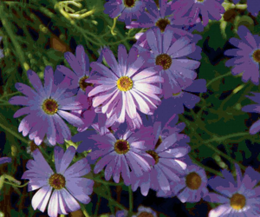 Цветочная подушка - подушка, цветы - предпросмотр