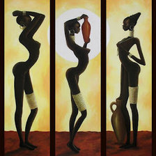 Схема вышивки «девушки»