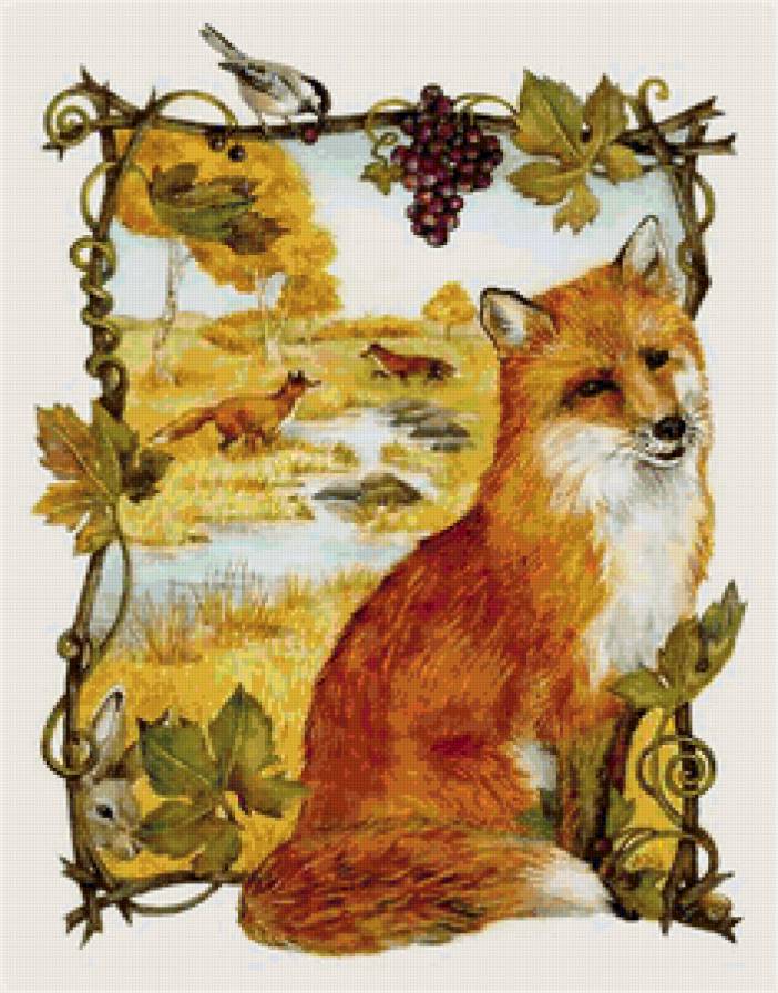 Рыжая красавица - лиса, животные - предпросмотр