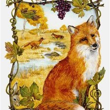 Схема вышивки «Рыжая красавица»