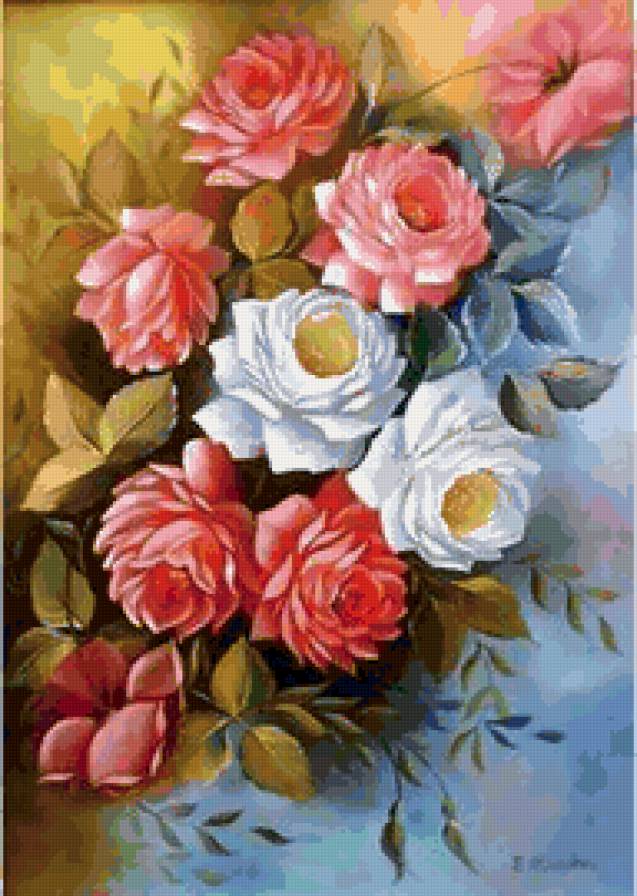 Головокружение - роза, цветы, букет - предпросмотр