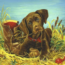 Схема вышивки «Шнурок во рту»