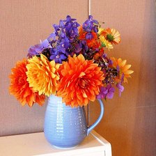 Схема вышивки «георгины»