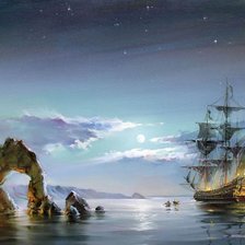 Схема вышивки «тихая бухта»