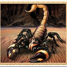 Схема вышивки «СКОРПИОН»