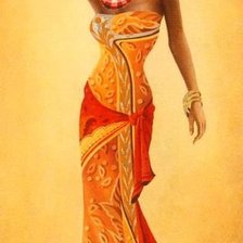 Схема вышивки «африканка»