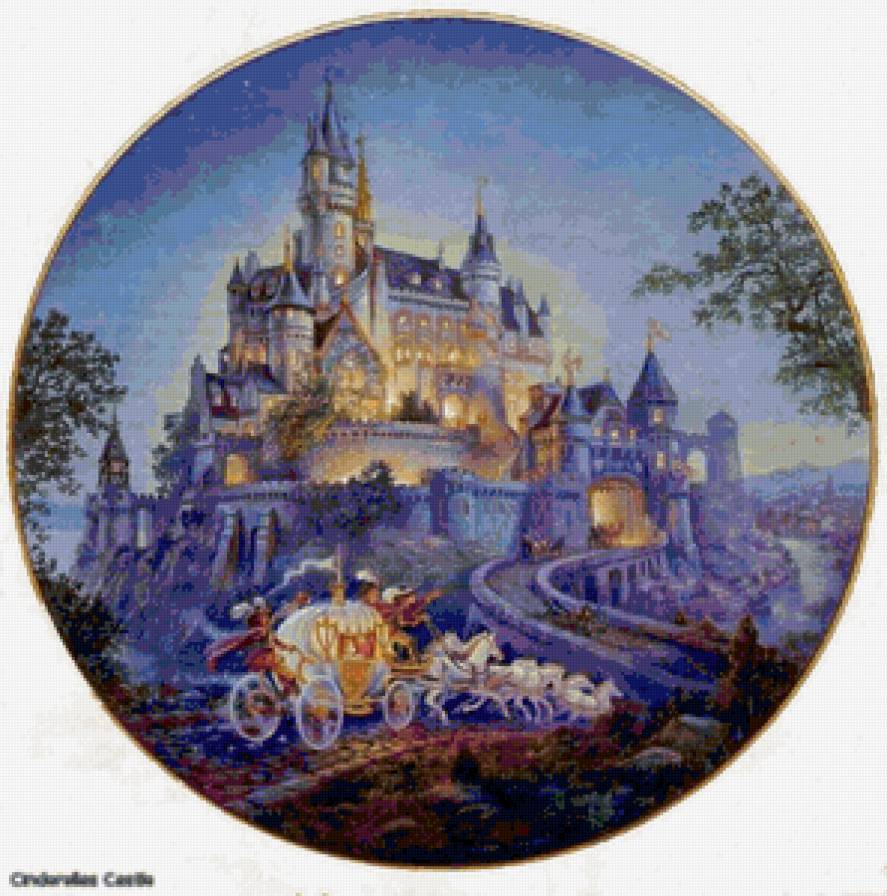 золушка - замок, сказка - предпросмотр