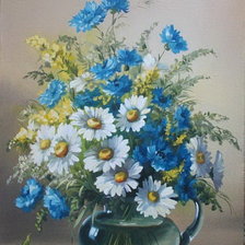 Схема вышивки «полевые цветы»