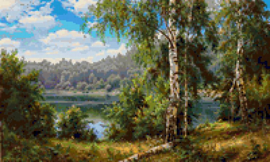 у реки 2 - река, пейзаж, природа - предпросмотр