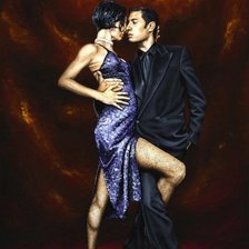 Схема вышивки «танго»