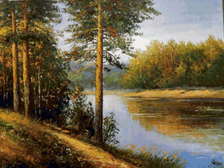 Серия "Пейзаж. Лето" - река, пейзаж, лето - предпросмотр