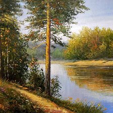 Схема вышивки «Серия "Пейзаж. Лето"»