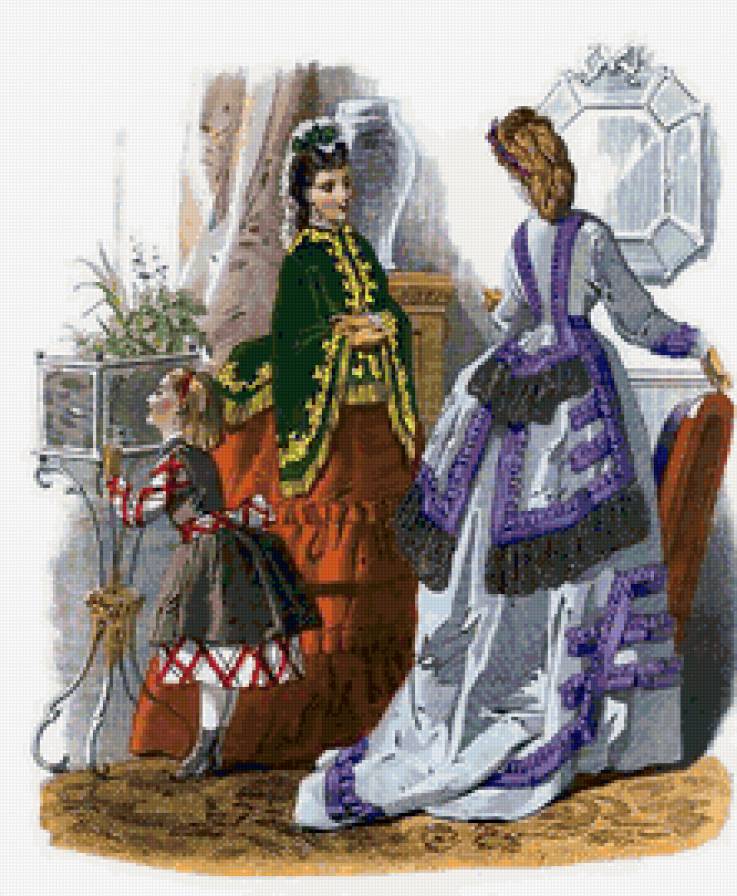 Серия ВИКТОРИАНСКАЯ ЭПОХА - история, красота, женщина, ребенок - предпросмотр