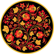 Схема вышивки «Хохлома»