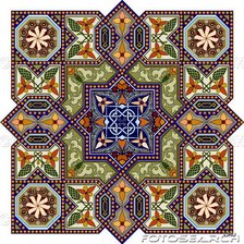 Схема вышивки «восточный орнамент»