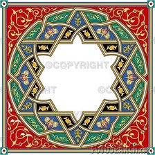 Схема вышивки «восточный орнамент»