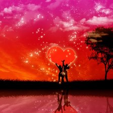 Схема вышивки «любовь»