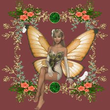 Схема вышивки «фея»