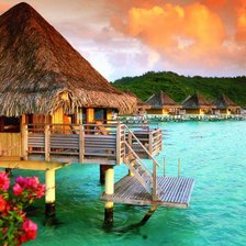 Схема вышивки «бунгало»