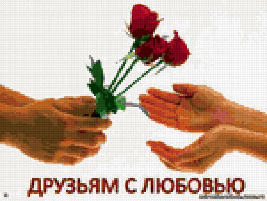 дружба - разное, цветы - предпросмотр