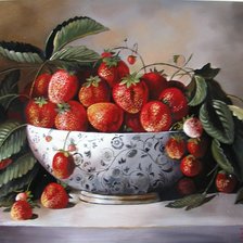 Схема вышивки «клубничка»