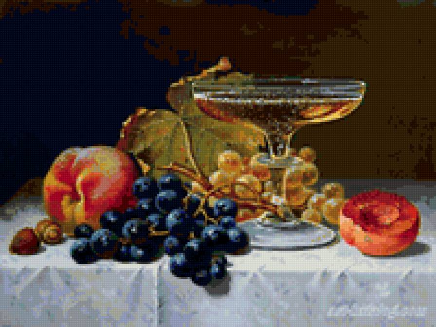 натюрморт - фрукты, натюрморт, ягоды - предпросмотр