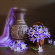 Схема вышивки «сереневенький»