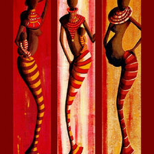 Схема вышивки «африка»